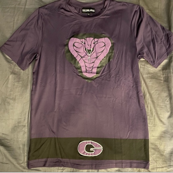 Costume Agent Shirts Dodgeball Purple Cobras Adult Costume Set